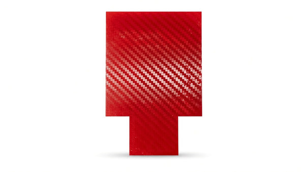 BCW Box Label Plate - Red